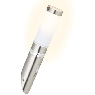 Brilliant Bole Außenwandfackel Edelstahl, E27, inkl. LED, IP44 Leuchte Brilliant Bole Außenwandfackel Edelstahl, E27, inkl. LED, IP44 Leuchte