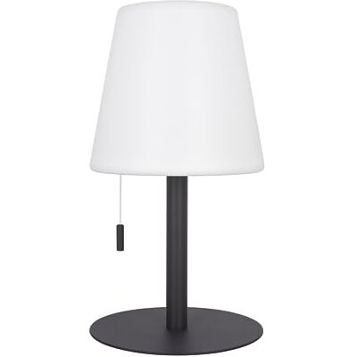 Xanlite LAMP TO POSE GREY CONE RECHARGEABLE STEEL LED IP44, 400 LUMENS, CCT AND DIMMABLE, ADJUSTABLE HEIGHT Xanlite LAMP TO POSE GREY CONE RECHARGEABLE STEEL LED IP44, 400 LUMENS, CCT AND DIMMABLE, ADJUSTABLE HEIGHT