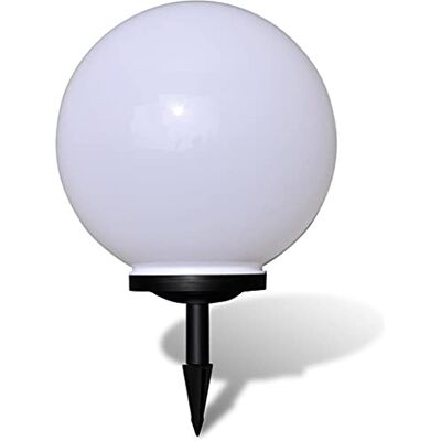 vidaXL Wegeleuchte LED 40cm mit Erdspieß Solarkugel Garten Kugelleuchte Solarleuchte Gartenleuchte Solar Gartenlampe Kugellampe Wegbeleuchtung vidaXL Wegeleuchte LED 40cm mit Erdspieß Solarkugel Garten Kugelleuchte Solarleuchte Gartenleuchte Solar Gartenlampe Kugellampe Wegbeleuchtung