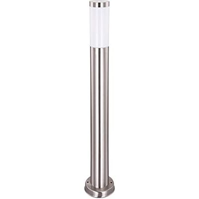 GLOBO Wegeleuchte LED Stehlampe Gartenleuchte Edelstahl Außenleuchte 80 cm Terrassenlampe silber, 11W 1055lm 3000K, DxH 7,8x80 cm GLOBO Wegeleuchte LED Stehlampe Gartenleuchte Edelstahl Außenleuchte 80 cm Terrassenlampe silber, 11W 1055lm 3000K, DxH 7,8x80 cm