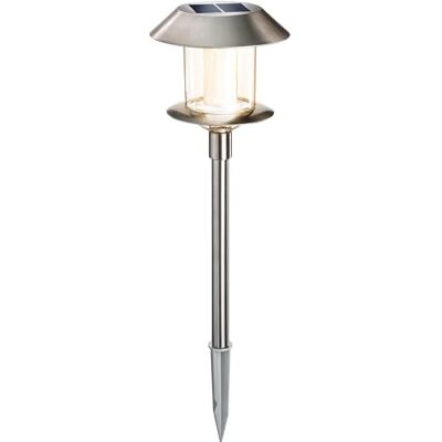 Esotec Solar Steckleuchte Gartenleuchte Swing Duo Color Edelstahl 102070 Edelstahl Steckleuchte Garten, DUO COLOR warmweiß + kaltweiß 2800K/6000K, bis 12Std, NiMH Akku wechselbar, Erdspieß, H38cm Esotec Solar Steckleuchte Gartenleuchte Swing Duo Color Edelstahl 102070 Edelstahl Steckleuchte Garten, DUO COLOR warmweiß + kaltweiß 2800K/6000K, bis 12Std, NiMH Akku wechselbar, Erdspieß, H38cm