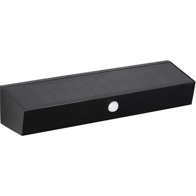 TRIO LIGHTING - Außen-LED-Wandlampe - Solar, Sensor, Schwarz - 30cm TRIO LIGHTING - Außen-LED-Wandlampe - Solar, Sensor, Schwarz - 30cm