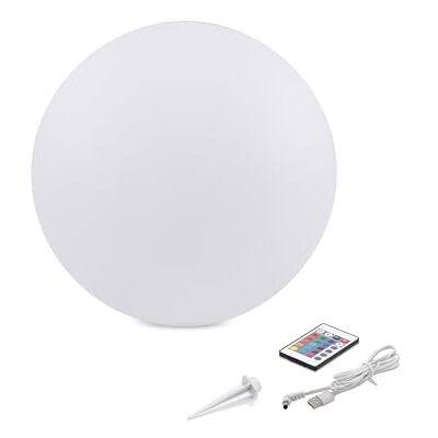 Esotec Solar Leuchtkugel Solarkugel Multicolor Dekoleuchte Siena 30 102891 Solar Leuchtkugel Ø30cm, Fernbedienung, 16 Lichtfarben, Farbwechsel, 3000K, USB Kabel 1,2m, Akku wechselbar, Erdspieß Esotec Solar Leuchtkugel Solarkugel Multicolor Dekoleuchte Siena 30 102891 Solar Leuchtkugel Ø30cm, Fernbedienung, 16 Lichtfarben, Farbwechsel, 3000K, USB Kabel 1,2m, Akku wechselbar, Erdspieß