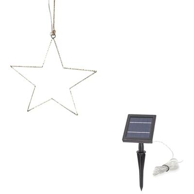 Esotec Solar Leuchtstern Weihnachtsdeko außen LED Stern Ø30cm 103413 Solar Leuchtstern Ø30cm, 134 LEDs warmweiß 2800K, ca.10Std, Li-Ion Akku wechselbar, 1,2Wp Solarmodul, 5m Zuleitung, IP44 Esotec Solar Leuchtstern Weihnachtsdeko außen LED Stern Ø30cm 103413 Solar Leuchtstern Ø30cm, 134 LEDs warmweiß 2800K, ca.10Std, Li-Ion Akku wechselbar, 1,2Wp Solarmodul, 5m Zuleitung, IP44