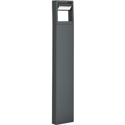 Outsunny Gartenlampe Pollerleuchte 90 cm hoch 16 x 5 x 90 cm Dunkelgrau LED Gartenleuchte, Wegleuchte mit Warmweißem Licht, Verstellbarer Neigungswinkel, für Außen, IP65 Wasserdicht, Alu Outsunny Gartenlampe Pollerleuchte 90 cm hoch 16 x 5 x 90 cm Dunkelgrau LED Gartenleuchte, Wegleuchte mit Warmweißem Licht, Verstellbarer Neigungswinkel, für Außen, IP65 Wasserdicht, Alu
