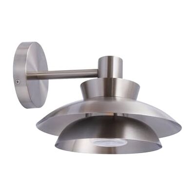 Lucande Thais Wandleuchte - Edelstahl Außenlampe - IP44 Lucande Thais Wandleuchte - Edelstahl Außenlampe - IP44