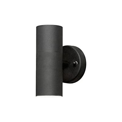 Konstsmide Moderne LED Außenwandleuchte Up & Down 17cm aus Aluminium, Schwarz matt Konstsmide Moderne LED Außenwandleuchte Up & Down 17cm aus Aluminium, Schwarz matt