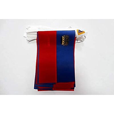 AZ FLAG Wimpelkette Liechtenstein 6 m 20 Flaggen Leichtes Polyester Für innen und außen Liechtensteinische Flaggenkette Flaggen auf verstärktem Band vernäht AZ FLAG Wimpelkette Liechtenstein 6 m 20 Flaggen Leichtes Polyester Für innen und außen Liechtensteinische Flaggenkette Flaggen auf verstärktem Band vernäht