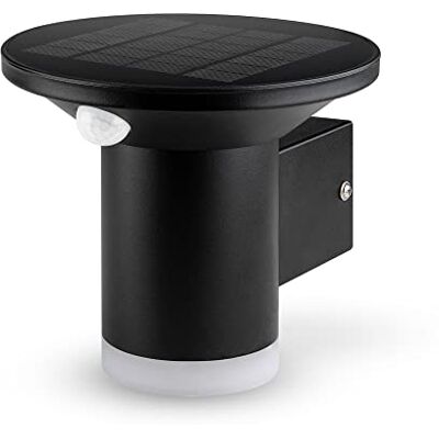 Brendz LED Solar Wandleuchte Aussen mit Bewegungsmelder: 500 Lumen Sicherheitslicht, IP44 Wasserdicht, LED Solarlampe mit Bewegungsmelder & 3 Standby-Modus, Typ Juba Brendz LED Solar Wandleuchte Aussen mit Bewegungsmelder: 500 Lumen Sicherheitslicht, IP44 Wasserdicht, LED Solarlampe mit Bewegungsmelder & 3 Standby-Modus, Typ Juba