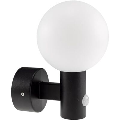 ChiliTec Wandleuchte Schwarz 15W mit Bewegungsmelder Warmweiß 3000K IP65 ChiliTec Wandleuchte Schwarz 15W mit Bewegungsmelder Warmweiß 3000K IP65