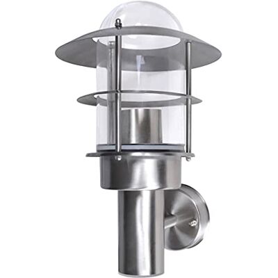 vidaXL LED Wandleuchte Lampe Edelstahl Außenwandleuchte Außenlampe Gartenbeleuchtung E27 NEU vidaXL LED Wandleuchte Lampe Edelstahl Außenwandleuchte Außenlampe Gartenbeleuchtung E27 NEU