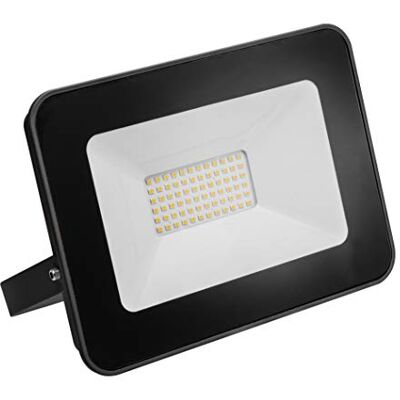 GTV lighting LED-Flutlichtstrahler iLUX, 30W, 2400lm AC220-240V, 50/60 Hz, PF>0,9, RA>80, IP65, 120°, 6400K, schwarz GTV lighting LED-Flutlichtstrahler iLUX, 30W, 2400lm AC220-240V, 50/60 Hz, PF>0,9, RA>80, IP65, 120°, 6400K, schwarz