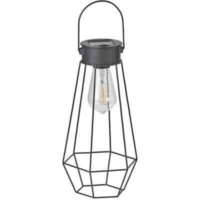 Northpoint LED Solar Laterne Dämmerungssensor Garten Balkon Modern Industrielook IP44 (Diamant) Northpoint LED Solar Laterne Dämmerungssensor Garten Balkon Modern Industrielook IP44 (Diamant)