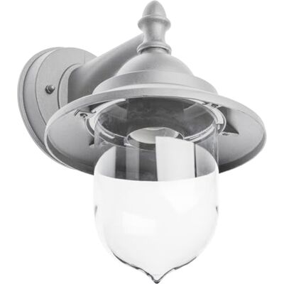 GTV Gartenleuchte TOSKANA im Cottage-Stil, Außenlampe aus Aluminium, wetterfeste Außenleuchte IP54, E27 Lichtquelle für Garten, Terrasse, Eingang, grau GTV Gartenleuchte TOSKANA im Cottage-Stil, Außenlampe aus Aluminium, wetterfeste Außenleuchte IP54, E27 Lichtquelle für Garten, Terrasse, Eingang, grau
