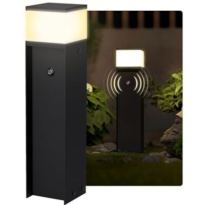SSC-LUXon ZAVO Lichtsäule schwarz IP44 mit Dämmerungssensor inkl. LED G9 Lampe 3W warmweiß wetterfeste Garten Wegeleuchte SSC-LUXon ZAVO Lichtsäule schwarz IP44 mit Dämmerungssensor inkl. LED G9 Lampe 3W warmweiß wetterfeste Garten Wegeleuchte