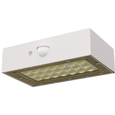 Emos LED Solarlampe BRIXO für Außen mit Bewegungsmelder Solar Wandleuchte für Haus/Garten mit Ambient-Licht Sensor-Reichweite 6m/120° 2 Lichtmodi, Helligkeit max. 350lm, Neutralweiß weiß Emos LED Solarlampe BRIXO für Außen mit Bewegungsmelder Solar Wandleuchte für Haus/Garten mit Ambient-Licht Sensor-Reichweite 6m/120° 2 Lichtmodi, Helligkeit max. 350lm, Neutralweiß weiß