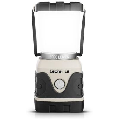 Lepro LE Campinglampe Batteriebetrieben 1000LM, 4 Leuchtmodi, Weiß, 1 Stück UltraHell 4 Leuchtmodi Dimmbar Suchscheinwerfer, Notfallleuchte für Stromausfällen, Wandern, Notfall, Ausfälle und so weiter Lepro LE Campinglampe Batteriebetrieben 1000LM, 4 Leuchtmodi, Weiß, 1 Stück UltraHell 4 Leuchtmodi Dimmbar Suchscheinwerfer, Notfallleuchte für Stromausfällen, Wandern, Notfall, Ausfälle und so weiter