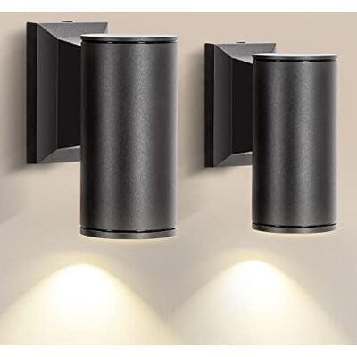 Aigostar LED Wandleuchte GU10 Aluminium Außenwandleuchte Wasserdicht Außenleuchte Außenlampe Wandspot für Innen und Außen,Schwarz(2er-Pack) Aigostar LED Wandleuchte GU10 Aluminium Außenwandleuchte Wasserdicht Außenleuchte Außenlampe Wandspot für Innen und Außen,Schwarz(2er-Pack)