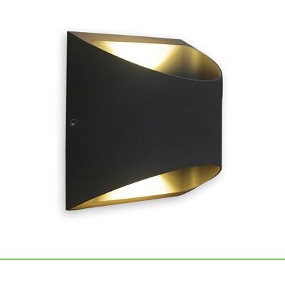 LUTEC LED Außenwandleuchte Dodd, moderne Außenlampe aus Aluminium in Anthrazit, Wandlampe mit Up & Down Lichteffekt, wetterfeste Außenleuchte,6 Watt, 3000 Kelvin, 660 Lumen,Wandleuchte LUTEC LED Außenwandleuchte Dodd, moderne Außenlampe aus Aluminium in Anthrazit, Wandlampe mit Up & Down Lichteffekt, wetterfeste Außenleuchte,6 Watt, 3000 Kelvin, 660 Lumen,Wandleuchte