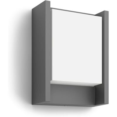 Philips LED Arbour UltraEfficient Wandleuchte 3.8W 2700K Anthracite HV, Doppelpack Philips LED Arbour UltraEfficient Wandleuchte 3.8W 2700K Anthracite HV, Doppelpack