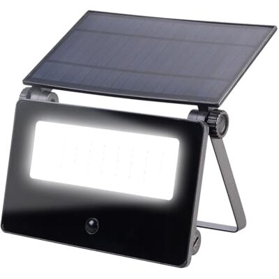 Luminea LED Solarstrahler: Solar-LED-Wandfluter mit Bewegungsmelder, 1.300 lm, 2X 1.800 mAh, IP65 (Solar-Strahler Bewegungsmelder, Leuchte, Panel) Luminea LED Solarstrahler: Solar-LED-Wandfluter mit Bewegungsmelder, 1.300 lm, 2X 1.800 mAh, IP65 (Solar-Strahler Bewegungsmelder, Leuchte, Panel)
