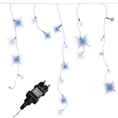 VOLTRONIC Eisregen Lichterkette, innen und außen, IP44, Größen- und Farbwahl, 600 LEDs, kaltweiß VOLTRONIC Eisregen Lichterkette, innen und außen, IP44, Größen- und Farbwahl, 600 LEDs, kaltweiß