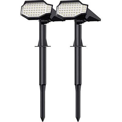 Luminea Solar Gartenstrahler: 2er-Set High-Power-Solar-LED-Gartenspots, 650 lm, IP65, warmweiß (Gartenstrahler LED Erdspieß Solar, Terrassenbeleuchtungen Solar, Gartenleuchte Standleuchte) Luminea Solar Gartenstrahler: 2er-Set High-Power-Solar-LED-Gartenspots, 650 lm, IP65, warmweiß (Gartenstrahler LED Erdspieß Solar, Terrassenbeleuchtungen Solar, Gartenleuchte Standleuchte)