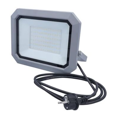 as - Schwabe as Schwabe SLIMLINE PRO Chip LED Strahler 50W 6500 Lumen 4000K neutralweiß OSRAM-LED IP65 Aluminiumgehäuse Außenleuchte schwenkbar 2 m Leitung mit Schutzkontaktstecker IP44, 46421 as - Schwabe as Schwabe SLIMLINE PRO Chip LED Strahler 50W 6500 Lumen 4000K neutralweiß OSRAM-LED IP65 Aluminiumgehäuse Außenleuchte schwenkbar 2 m Leitung mit Schutzkontaktstecker IP44, 46421