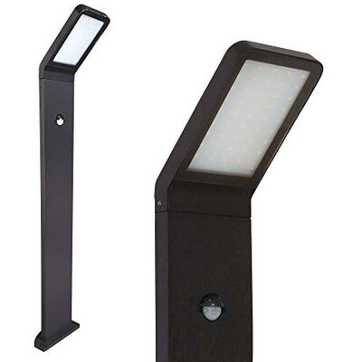 Maxkomfort LED Außenleuchte Standleuchte mit Bewegungsmelder schwarz Aluminium 10 Watt, 80cm, IP54, Wegeleuchte 337-800BM Maxkomfort LED Außenleuchte Standleuchte mit Bewegungsmelder schwarz Aluminium 10 Watt, 80cm, IP54, Wegeleuchte 337-800BM