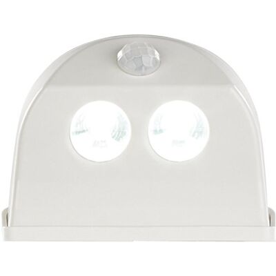 Luminea Türlampe: Batterie-LED-Türleuchte, Bewegungs-/Lichtsensor, 0,4 W, 50 lm, weiß (Türlicht, LED-Treppenbeleuchtung, Leuchte) Luminea Türlampe: Batterie-LED-Türleuchte, Bewegungs-/Lichtsensor, 0,4 W, 50 lm, weiß (Türlicht, LED-Treppenbeleuchtung, Leuchte)