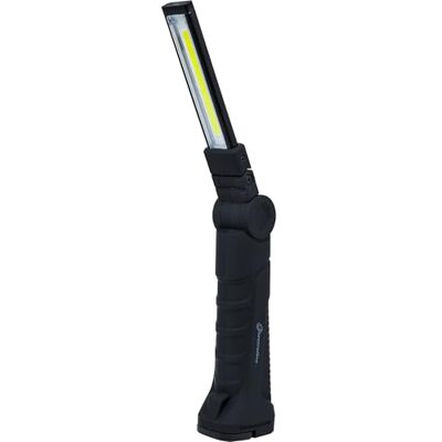 Electraline 58050 700+100 Lumen LED-Taschenlampe, 5700 W helles weißes Licht, mit eingebautem Magneten, 2000 mAh Akku, Schutzart IP54, für den professionellen Einsatz Electraline 58050 700+100 Lumen LED-Taschenlampe, 5700 W helles weißes Licht, mit eingebautem Magneten, 2000 mAh Akku, Schutzart IP54, für den professionellen Einsatz