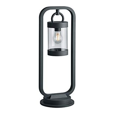 meineWunschleuchte Außen Sockelleuchte Anthrazit moderne Außenlaterne, Höhe 60cm, mit E27 LED, Außenlampe Landhausstil Gartenlaterne Wegbeleuchtung von Terrassen und Gartenwegen IP44 meineWunschleuchte Außen Sockelleuchte Anthrazit moderne Außenlaterne, Höhe 60cm, mit E27 LED, Außenlampe Landhausstil Gartenlaterne Wegbeleuchtung von Terrassen und Gartenwegen IP44