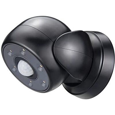 HONWELL LED Strahler mit Bewegungsmelder Außen Innen Kabellos Außenleuchte mit Bewegungsmelder Wasserdicht Batterie Aussenstrahler Wandleuchte Sicherheitslicht für Garten Türöffnung Korridor,Schwarz HONWELL LED Strahler mit Bewegungsmelder Außen Innen Kabellos Außenleuchte mit Bewegungsmelder Wasserdicht Batterie Aussenstrahler Wandleuchte Sicherheitslicht für Garten Türöffnung Korridor,Schwarz
