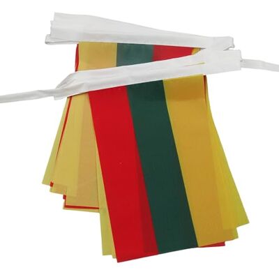 AZ FLAG Wimpelkette Litauen 6 m 20 Flaggen Leichtes Polyester 21x15 cm Für innen und außen Litauische Flaggenkette Lietuva Flaggen auf verstärktem Band vernäht AZ FLAG Wimpelkette Litauen 6 m 20 Flaggen Leichtes Polyester 21x15 cm Für innen und außen Litauische Flaggenkette Lietuva Flaggen auf verstärktem Band vernäht