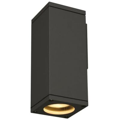 SLV THEO Außenlampe für die Beleuchtung von Garten, Terrasse, Fassade, Hauswand, Eingangsbereich, Aussen-Leuchte, Außen-Strahler IP44, anthrazit, GU10 SLV THEO Außenlampe für die Beleuchtung von Garten, Terrasse, Fassade, Hauswand, Eingangsbereich, Aussen-Leuchte, Außen-Strahler IP44, anthrazit, GU10