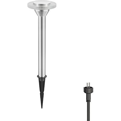 ledscom.de LED Wegelicht/Pollerleuchte ALF mit Erdspieß für außen, IP44, 34 cm, aluminium, warmweiß ledscom.de LED Wegelicht/Pollerleuchte ALF mit Erdspieß für außen, IP44, 34 cm, aluminium, warmweiß
