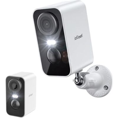 OBA WLAN-Kamera für Innen- und Außenbereich, kabellose Batterie, Kamera mit Scheinwerfer und Alarm, Farb-Nachtsicht, Bewegungserkennung, Person, Sirene, 2-Wege-Audio, funktioniert mit Alexa OBA WLAN-Kamera für Innen- und Außenbereich, kabellose Batterie, Kamera mit Scheinwerfer und Alarm, Farb-Nachtsicht, Bewegungserkennung, Person, Sirene, 2-Wege-Audio, funktioniert mit Alexa