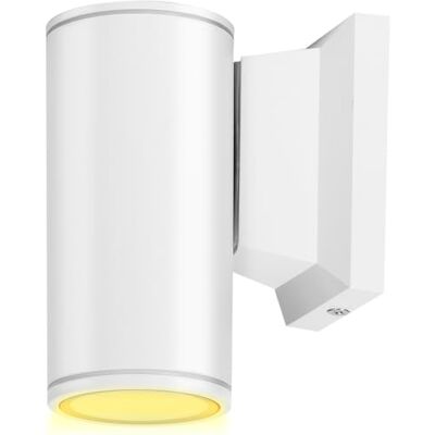 Aigostar LED Wandleuchte GU10 Aluminium Außenwandleuchte Wasserdicht Außenleuchte Außenlampe Wandspot für Innen und Außen,Weiß Aigostar LED Wandleuchte GU10 Aluminium Außenwandleuchte Wasserdicht Außenleuchte Außenlampe Wandspot für Innen und Außen,Weiß