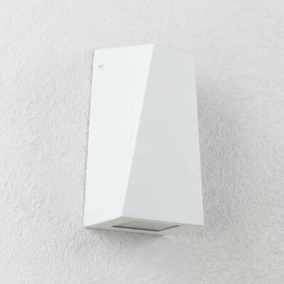 Maxkomfort Außenwandleuchte Up & Down IP44 – Inkl. 2x LED GU10 Warmweiß – Edelstahl Wandleuchte Außen Weiß – Wetterfeste Außenbeleuchtung für Garten & Terrasse – Komplett-Set, Sofort Einsatzbereit Maxkomfort Außenwandleuchte Up & Down IP44 – Inkl. 2x LED GU10 Warmweiß – Edelstahl Wandleuchte Außen Weiß – Wetterfeste Außenbeleuchtung für Garten & Terrasse – Komplett-Set, Sofort Einsatzbereit