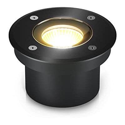lambado ® LED Bodenstrahler für Außen extra flach, befahrbar & wasserdicht inkl. 5W Strahler warmweiss dimmbar Schwarz runde Bodenleuchte/Bodeneinbaustrahler IP67 für Terrasse & Garten lambado ® LED Bodenstrahler für Außen extra flach, befahrbar & wasserdicht inkl. 5W Strahler warmweiss dimmbar Schwarz runde Bodenleuchte/Bodeneinbaustrahler IP67 für Terrasse & Garten