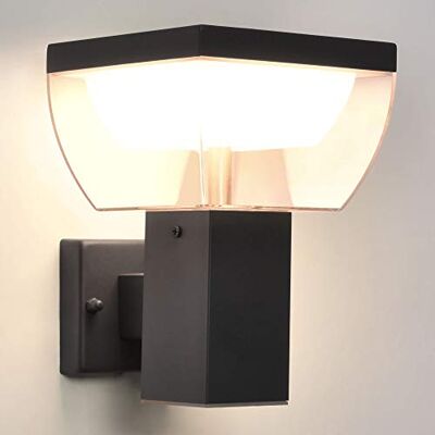 Maxkomfort LED Außenwandleuchte Kubisch Anthrazit 10W Wamweiß 3000K IP44 Wetterfest Moderne Wandleuchte für Eingang, Garten & Fassade Wandleuchte für Außen und Innen 230V Maxkomfort LED Außenwandleuchte Kubisch Anthrazit 10W Wamweiß 3000K IP44 Wetterfest Moderne Wandleuchte für Eingang, Garten & Fassade Wandleuchte für Außen und Innen 230V
