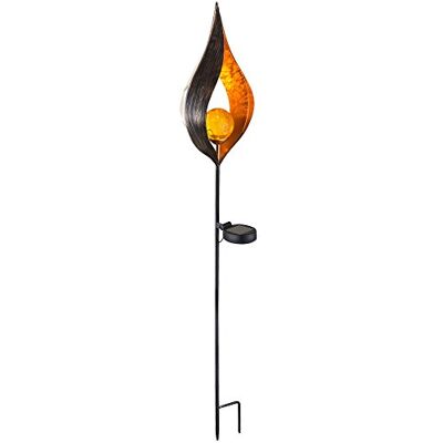 GLOBO Solar LED Außen Steck Steh Lampe Leuchte Deko Garten Beleuchtung Metall Bronze IP44 Glas klar, Auswahl:Design 3 GLOBO Solar LED Außen Steck Steh Lampe Leuchte Deko Garten Beleuchtung Metall Bronze IP44 Glas klar, Auswahl:Design 3