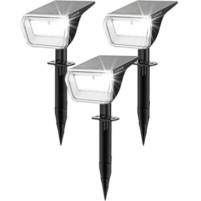 Linkind 60 Led Solarstrahler für außen Garten 800Lm, 6500K Tageslicht Gartenlampe mit Lade-Anzeige, 135°einstellbar Baumstrahler mit S-klasse Batterie, IP67 wetterfest Solar Baumbeleuchtung, 3 Stück Linkind 60 Led Solarstrahler für außen Garten 800Lm, 6500K Tageslicht Gartenlampe mit Lade-Anzeige, 135°einstellbar Baumstrahler mit S-klasse Batterie, IP67 wetterfest Solar Baumbeleuchtung, 3 Stück