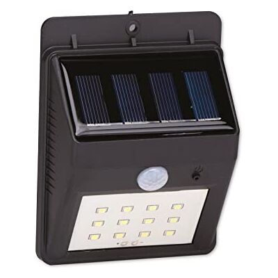 Grundig Solar-Wandleuchte – mit Bewegungsmelder bis 5 m – Außenleuchte – 20 lm – Schwarz Grundig Solar-Wandleuchte – mit Bewegungsmelder bis 5 m – Außenleuchte – 20 lm – Schwarz