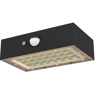 Emos LED Solarlampe BRIXO für Außen mit Bewegungsmelder Solar Wandleuchte für Haus/Garten mit Ambient-Licht Sensor-Reichweite 6m/120° 2 Lichtmodi, Helligkeit max. 350lm, Neutralweiß schwarz Emos LED Solarlampe BRIXO für Außen mit Bewegungsmelder Solar Wandleuchte für Haus/Garten mit Ambient-Licht Sensor-Reichweite 6m/120° 2 Lichtmodi, Helligkeit max. 350lm, Neutralweiß schwarz