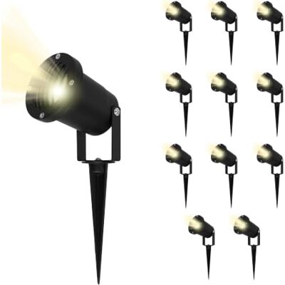 REV Gartenbeleuchtung SPARSET 12x Wegeleuchte außen, 230lm, 3W, schwarz Schwenkbar Gehäuse IP65 aus Aluminium Kabel 1,5m REV Gartenbeleuchtung SPARSET 12x Wegeleuchte außen, 230lm, 3W, schwarz Schwenkbar Gehäuse IP65 aus Aluminium Kabel 1,5m