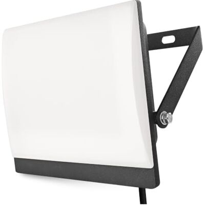 Emos LED-Strahler TAMBO EVO 50W, wasserdicht, rahmenlos, superhell 5000lm Neutralweißes Aluminium-Flutlicht, 25000 h, beständig, Abstrahlwinkel 110°, 30cm Stromanschluss, für Außen, schwarz Emos LED-Strahler TAMBO EVO 50W, wasserdicht, rahmenlos, superhell 5000lm Neutralweißes Aluminium-Flutlicht, 25000 h, beständig, Abstrahlwinkel 110°, 30cm Stromanschluss, für Außen, schwarz