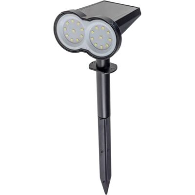 ChiliTec Solar Bodenleuchte mit Erdspieß Gartenleuchte Wegeleuchte IP65 mit Tag Nacht Sensor ChiliTec Solar Bodenleuchte mit Erdspieß Gartenleuchte Wegeleuchte IP65 mit Tag Nacht Sensor