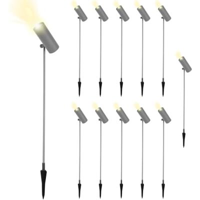 REV Gartenbeleuchtung SPARSET 12x Wegeleuchte außen, 230lm, 3W, grau Schwenkbar & Höhenverstellbar Gehäuse IP65 aus Aluminium Kabel 1,5m REV Gartenbeleuchtung SPARSET 12x Wegeleuchte außen, 230lm, 3W, grau Schwenkbar & Höhenverstellbar Gehäuse IP65 aus Aluminium Kabel 1,5m