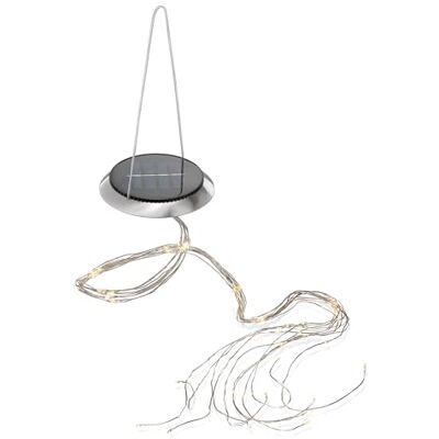 Esotec Solar Lichterbündel außen, 100 Micro LEDs, warmweiß, Akku, Solarmodul, Sternenhimmel, biegsamer Kupferdraht, Terrasse, Glühwürmchen, hängend, outdoor, Außenleuchte, Weihnachtsdeko, 102182 Esotec Solar Lichterbündel außen, 100 Micro LEDs, warmweiß, Akku, Solarmodul, Sternenhimmel, biegsamer Kupferdraht, Terrasse, Glühwürmchen, hängend, outdoor, Außenleuchte, Weihnachtsdeko, 102182